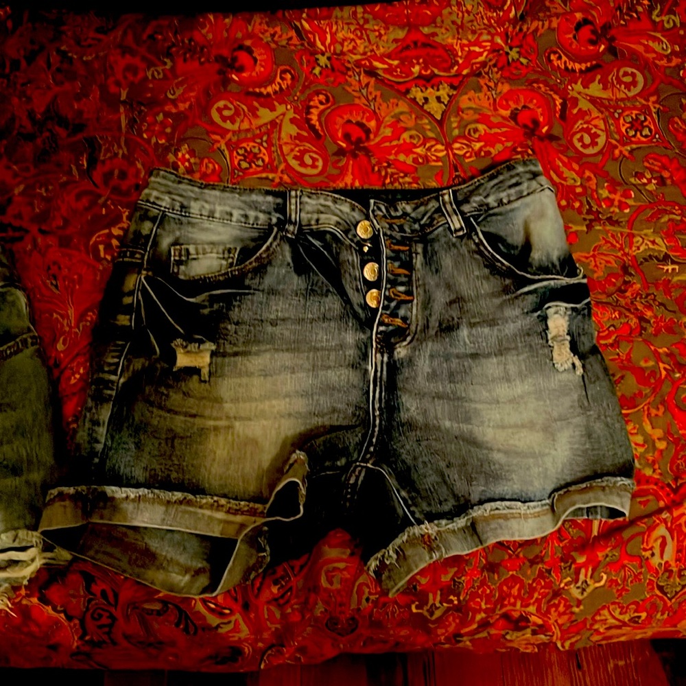 Size 6 denim button up.